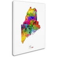 thumbnail image 2 of Trademark Fine Art "Maine Map" Canvas Art by Michael Tompsett, 2 of 3