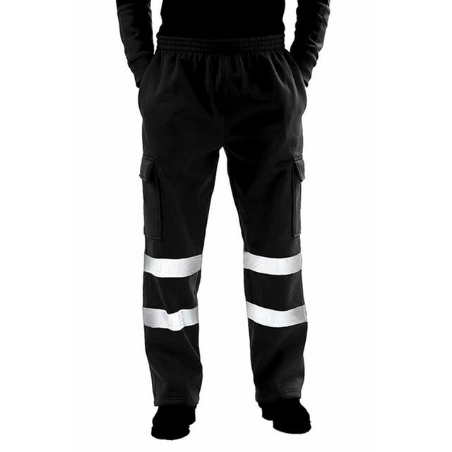 MYG Hi Vis Trousers High Visibility Bottoms Workwear reflective Tape Safety Pants