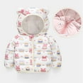 thumbnail image 2 of NOLDARES Toddler Winter Coats Lightweight Puffer Jacket for Baby Infant kids(Z2-Brick Red,3-4 Years), 2 of 3