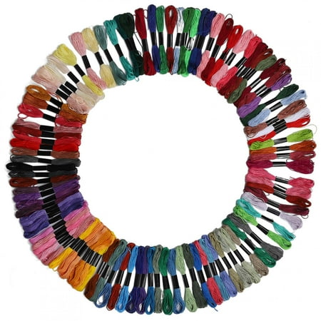 Ensemble de 6 pièces de fil à broder métallique à haute transparence, effet lumineux, fil de point de croix, 8 mètres de Long, 6 brins, écheveau de qualité Pemiunm 15 Ensemble de 6 pièces de fil à broder métallique à haute transparence, effet lumineux, fil de point de croix, 8 mètres de Long, 6 brins, écheveau de qualité Pemiunm 15