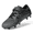 BLACK/DARK GREY, variant on DREAM PAIRS Boys Girls Soccer Cleats Kids Youth Multi Ground Outdoor Football Shoes for Little/Big Kid