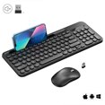 thumbnail image 5 of RaceGT Computer Keyboards & Mice, Wireless USB 2.4G Standard Keyboard & Mouse Set, Keyboard with Tablet Phone Holder, Silent Optical Mouse, Black, New, 5 of 11