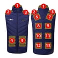 thumbnail image 2 of guisaled Heated Vest Men, Smart Rechargeable USB Warming Softshell Heated Vests 9 Heating Zones Lightweight Hunting Ski Jackets, 2 of 3