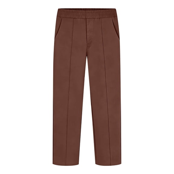Pants for Kids Boys Uniform Pants Pull on Elastic Waist Relaxed Fit Youth Joggers Chino Trousers Back to School Kids Teen Clothes