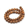 thumbnail image 2 of Natural Elephant Skin Jasper/Miriam Stone/Calligraphy Stone Bead Strands Round 10mm Hole: 1mm about 40pcs/strand 14.5 inch, 2 of 2