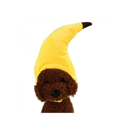 Topumt Pet Dog Cute Holiday Party Hat Costume Banana