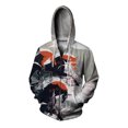 thumbnail image 3 of Sudadera con capucha informal de otoño para hombre, sudadera con cremallera, estampado moderno de vaca y caballo, sudadera con capucha holgada de calle divertida y a la moda para hombre, 3 of 5