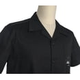 thumbnail image 5 of Black Men Shirt Solid Color Casual Workshirt, 5 of 5