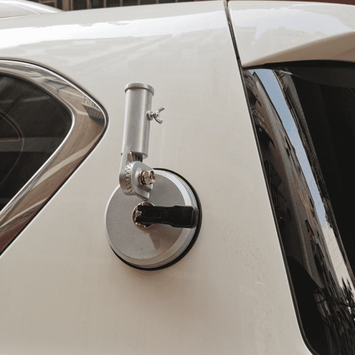 Car Suction Cup Vehicle Flag Posts Mount for ATV UTV for Jeep Wrangler House-