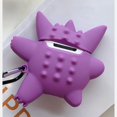 thumbnail image 4 of Funda para auriculares Bluetooth 3D Purple Monster para Airpod, funda de dibujos animados para Airpods 12 Pro 3, funda a prueba de golpes para Airpods 3, 4 of 5