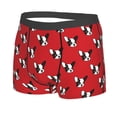thumbnail image 5 of Goofa Bulldog Red Printed Men's Boxer Briefs Underwear, Moisture-Wicking Underwear, Trunk,Soft and Breathable Cotton Underwear-X-Large, 5 of 9