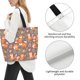 thumbnail image 3 of Balery Cute Little Fox Bolsa Tote Estilo Estético con Cremalleras, Bolsa de Hombro, Bolsa de Compras Grande y Plegable, 3 of 8
