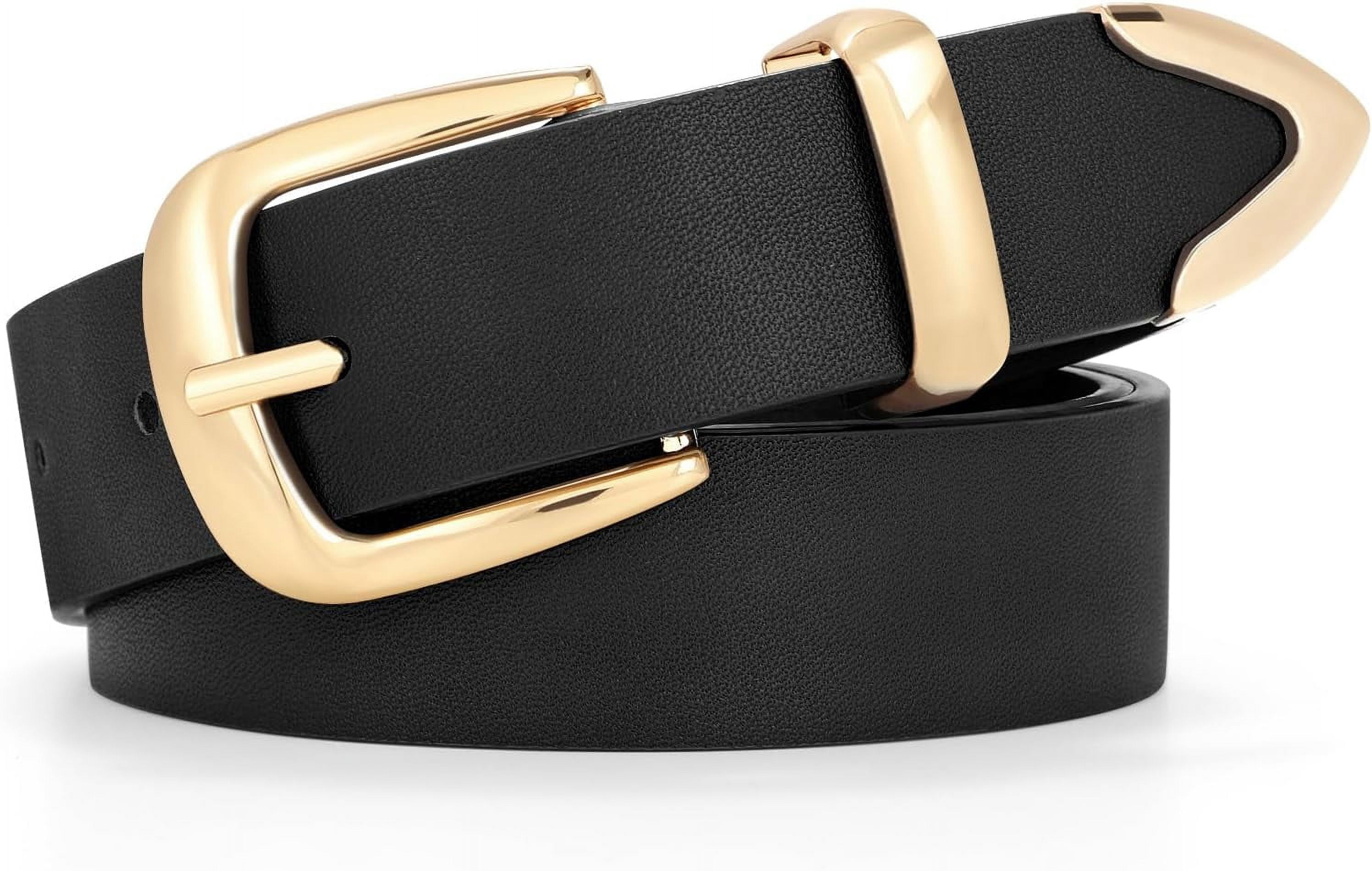 Fashion Womens Faux Leather Belts Waist Belt with Pin Buckle 
