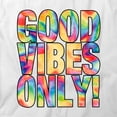 thumbnail image 2 of Good Vibes Only T-Shirt | Positive Vibes White Tee Gift, 2 of 5