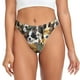 thumbnail image 1 of Balery Cute Dog Tangas de Algodón para Mujer con Estampado – Ropa Interior Sexy, Transpirable, G-string-Large, 1 of 6