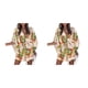 thumbnail image 2 of Vestido corto Qarigey Sexy Escote en V profundo Mangas acampanadas Mini Fiesta Playa Vacaciones, 2 of 6