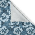 thumbnail image 6 of Ambesonne Blue Valance & Curtain, Exotic Hawaiian Hibiscus, 55"x24", Petrol Blue Pale Blue, 6 of 6