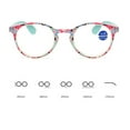 thumbnail image 4 of Round Reading Glasses Presbyopic Glasses Spring Hinges Readers Blue Blocking Light, 4 of 4