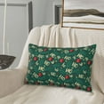 thumbnail image 5 of Susaid Green Background With Ho Print Pillowcases Multiple Size, Pillow Cover Super Soft Envelope Closure Standard Pillow Case-20"x30", 5 of 6