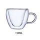 thumbnail image 4 of Advancent Taza de agua de viaje corazón amor en forma de alta temperatura tazas de jugo de fruta té de borosilicato regalo bebida café suministro de Utensilios de cocina En forma de corazón 150ml Advancent HA062086-02B, 4 of 6