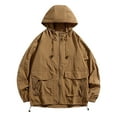 thumbnail image 2 of Waterproof Jacket Qiggri Men's Sunscreen Long Sleeved Hooded Lightweight Breathable Jacket, 2 of 7