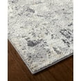 thumbnail image 4 of TOWN & COUNTRY LUXE Opaline Bold Marble Area Rug with Glam Metallic Ribbed Texture Pile, Charcoal Grey, 7'10"x10'2", 4 of 10