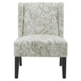 thumbnail image 3 of Linon Grace Wing Back Chair - Blue, 3 of 6