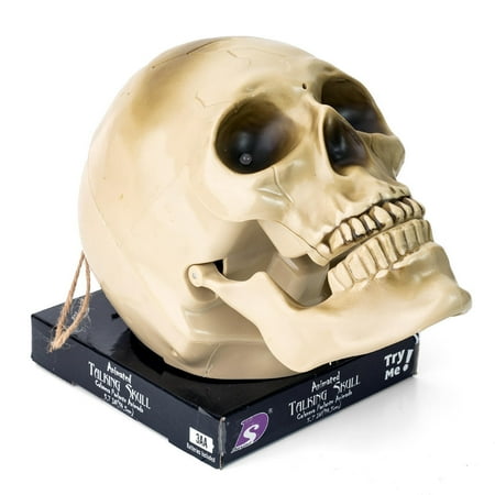 Halloween Decoration Animated Talking Skull with Sound and Light Activated, Halloween Decoration Animated Talking Skull with Sound and Light Activated,