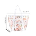 thumbnail image 3 of Bolso de playa de malla de nailon para viajes y compras | Organizador de almacenamiento transparente y transpirable para el hogar, la oficina y la piscina | Bolsa multiusos para ropa, 3 of 6