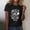 Black, variant on Tittly T Shirts for Women Spring Tops for Women Girl's Trip 2025 T Shirt Women's Fashion Round Neck Casual Short Sleeves Graphic Tees Tshirts Shirts Black L