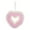White, variant on Valentines Day Wreath, 14 Inch Romantic Artificial Foam Rose Heart Wreath, Floral Hanging Wreath for Front Door Decor, Ideal for Valentine's Day, Wedding and Anniversary Decorations