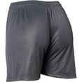 thumbnail image 3 of Badger Womens Mesh Fastpitch Softball Shorts Grey M, 3 of 5