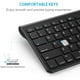 Clavier Bluetooth Sans Fil Ultra-Mince OMOTON Compatible avec Tous les iPad, Support Coulissant Intégré, Noir – image 4 sur 5