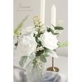 thumbnail image 5 of Artificial Flowers 16pcs 3.5" Real Looking Ivory Foam Fake Avalanche Roses with Stems for DIY Wedding Bouquets Bridal Shower Centerpieces Floral Arrangements Party Tables Home Decorations, 5 of 5