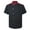 Black Snap, variant on Unisex Short Sleeve Chef Coat Jacket, Red