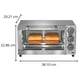 thumbnail image 2 of Horno Tostador Eléctrico Hamilton Beach Freidora de Aire Sure-Crisp, 8 Funciones, Capacidad de 4 Rebanadas de Acero Inoxidable 1120 W, 2 of 8