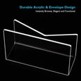 thumbnail image 4 of Acrylic Desktop Organizer for Office Clear Letter Holder and Document Rack, 4 of 10