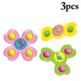 thumbnail image 2 of Whirly Spinner Toy Funny 3PCS Animal Baby Suction Cup Spinning Top Toy Bath Toy, 2 of 10