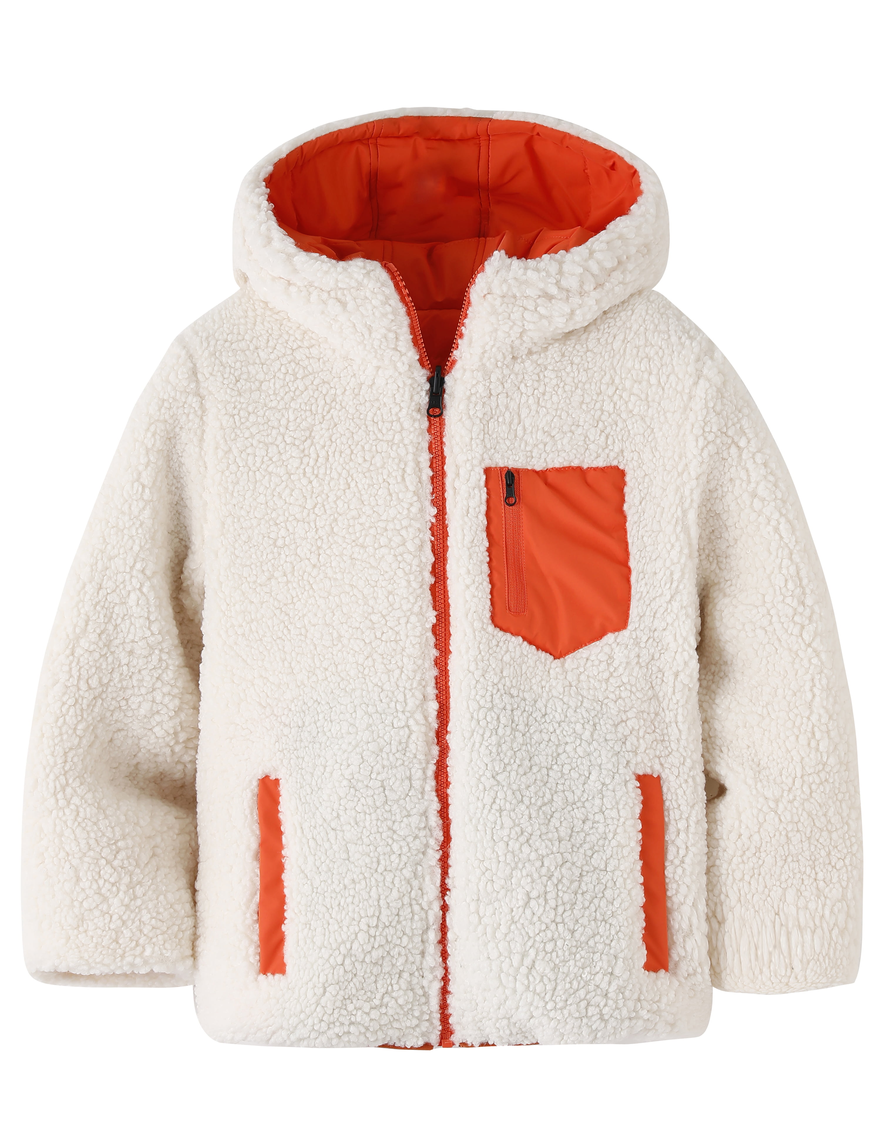 Wantdo Mens Waterproof Fleece Jacket Running Jacket Windproof Thicken Warm Coat