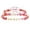 Red, variant on Bracelets for Mom and Daughter Relatable Kindergarten Theme Jewelry for Everyday Wear Family Bond Accessory,13.97 20.32 cm,Red