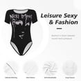 thumbnail image 6 of Nicki Music Minaj One Piece Swimsuit for All Women, Round Neck Swimwear Monokini Beachwear, 6 of 9