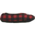 thumbnail image 3 of Rae Dunn Women's Merry Merry Plaid Plush Faux Fur Christmas Cozy Slippers-Red / S/M, 3 of 6