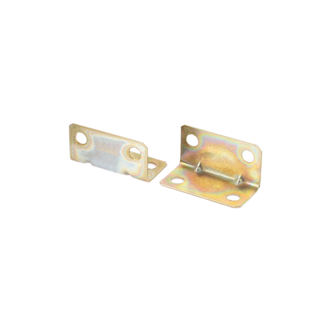 Corner Brace Joint Right Angle Bracket Support Brass Tone 16x16x32mm 100pcs 