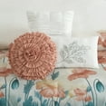 thumbnail image 3 of Lanco 7 Piece Floral Comforter Set, Queen Size Microfiber Print Bedding Set, Blush All Season Bedding, Matching Pillows, Shams, Bed Skirt, 3 of 7