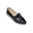 thumbnail image 1 of ZAPATO CASUAL VESTIR LEON MUJER DAMA NEGRO POLIPIEL CABRA 302 LEON  302p, 1 of 3