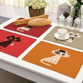 thumbnail image 3 of Mantel Individual, Mantel Individual Lavable Resistente Al Calor con Estampado De Gato, Mantel Individual Resistente Al Calor, Rendimiento Probado, 3 of 4