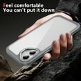 thumbnail image 5 of Compatible with iPhone 16 Plus Clear Phone Case,Drop Protection Anti-fall Rugged Heavy Duty Shockproof Military Protective Tough Durable Transparent Phone Case Cover,Gray, 5 of 7