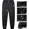 thumbnail image 5 of Unisex Fleece-Lined Waterproof Pants, Winter Active Joggers Sweatpants with Adjustable Drawst, 5 of 7