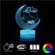 thumbnail image 2 of Luces Led De Noche Acrílicas 3D Para El Hogar, Luces De Escritorio, Luna, Estrellas, Control Remoto, Lámpara Colorida, Decoración De Fiesta, Regalos De Ramadán Musulmán Advancent HA017669-00, 2 of 7
