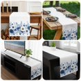 thumbnail image 6 of White Blue Floral Table Runner 48 Inches Long, Elegant Leaves Spring Flowers Kitchen Coffee Dining Table Decoration for Home Party Birthday Wedding Home Decor 13x48 Inches, 6 of 8